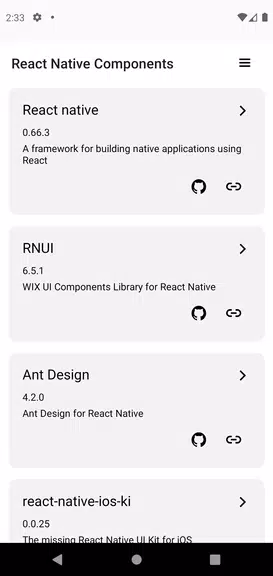 Expo & React Native components Captura de tela 1