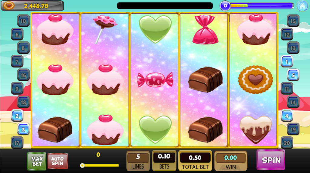 Candy Sweet Slot machine應用截圖第2張