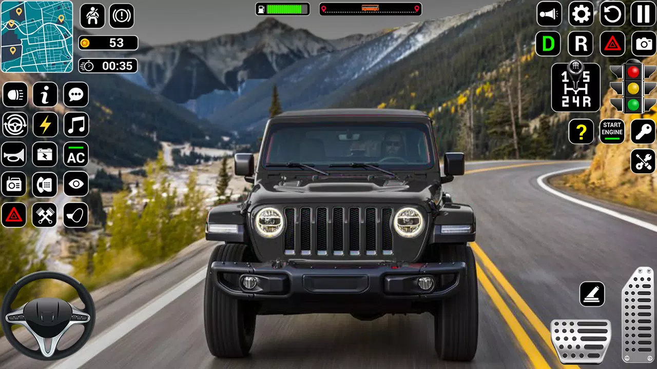 SUV 4x4 Jeep Driving Games 3D Captura de pantalla 1