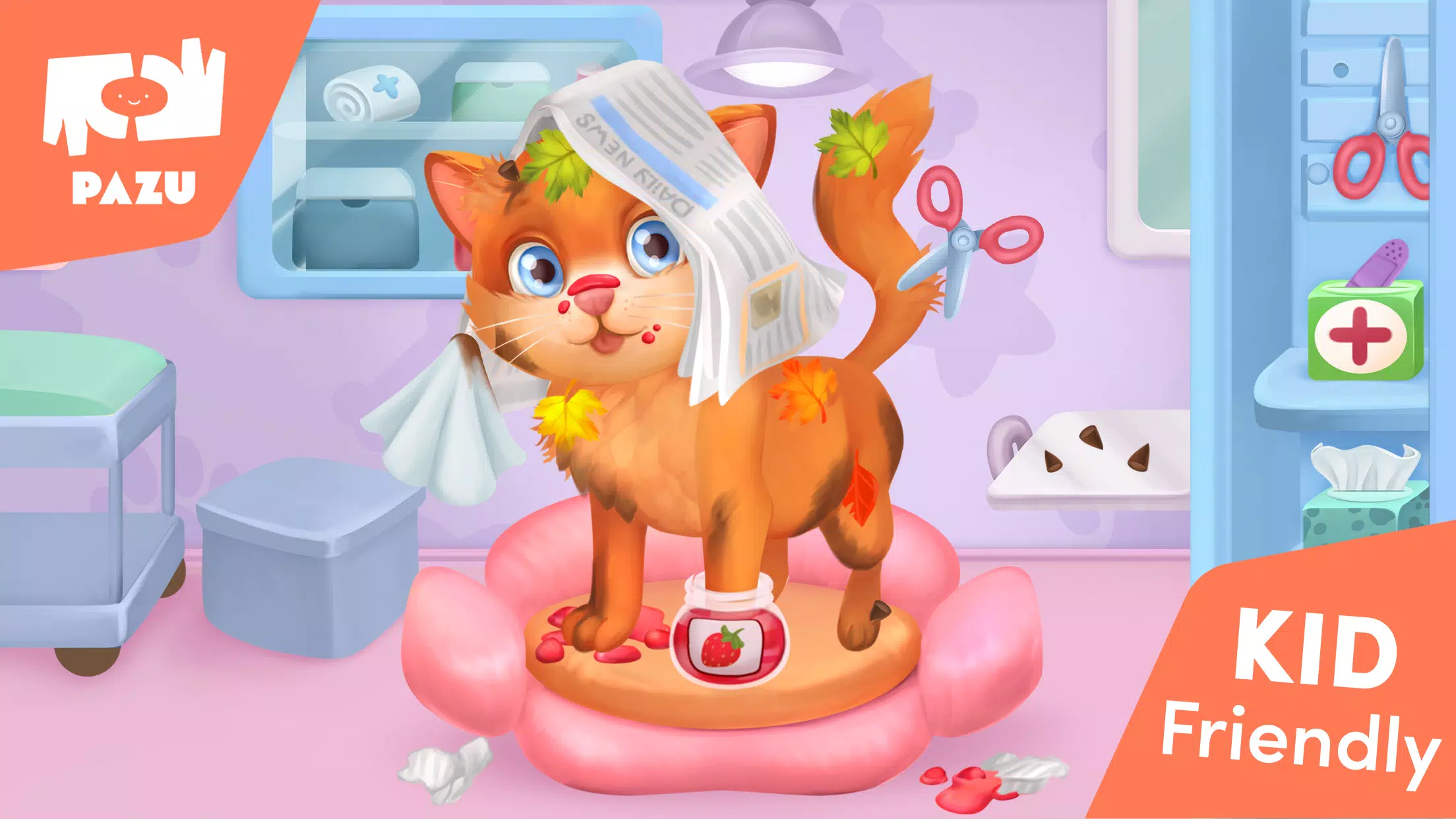 Cat game - Pet Care & Dress up स्क्रीनशॉट 2