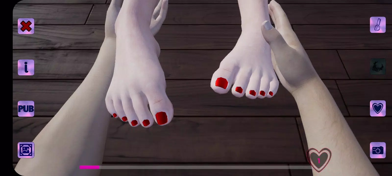 Girl feet Captura de tela 1