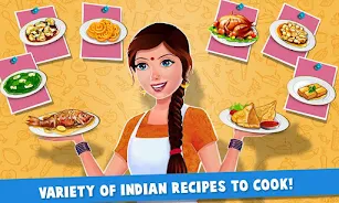 Indian Kitchen Cooking Games Capture d'écran 2