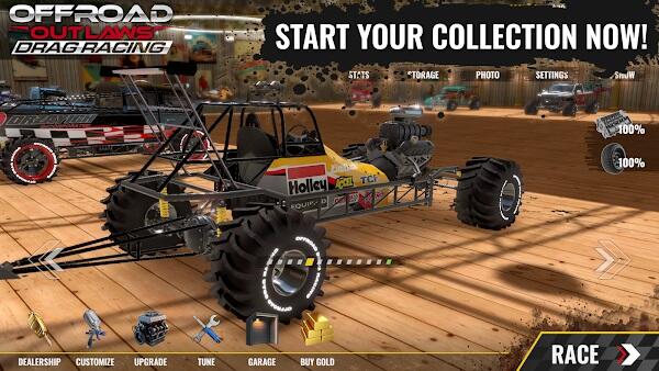 Offroad Outlaws Drag Racing Capture d'écran 1