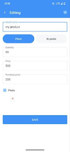 Account goods and sales Screenshot 3