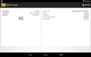 WiFi FTP Server Capture d'écran 3