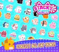 Stacky Cat kawaii runner Game 스크린샷 3