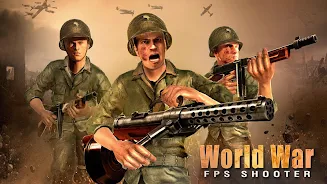 World War Army: War Duty Games Capture d'écran 1