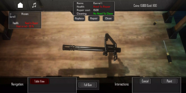 Gun Builder GunSmith simulator repair Screenshot 1