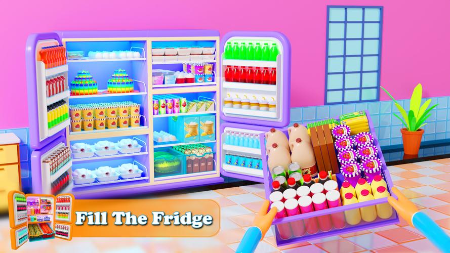 Fill The Fridge Organizer Game Screenshot 1