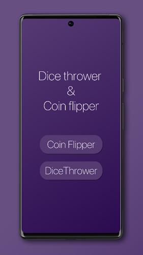 Dice Thrower & Coin Flipper应用截图第1张