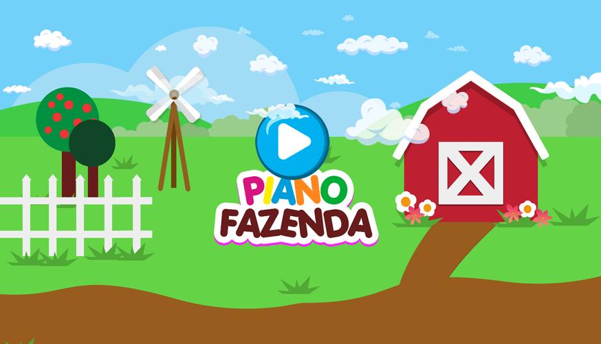Infant piano with farm animals Screenshot 1