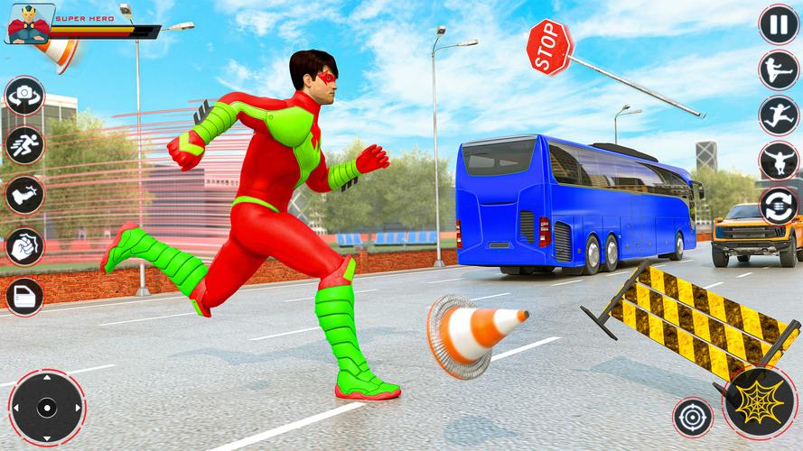 Spider Flying Rope Hero Games應用截圖第4張