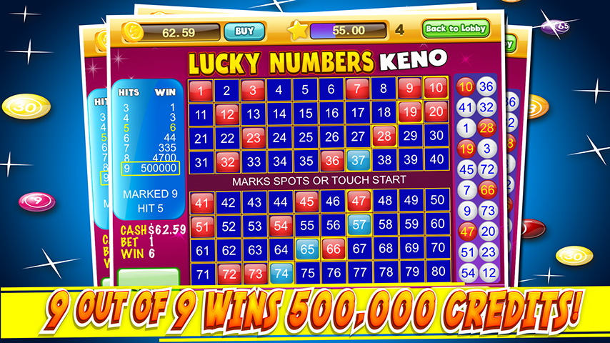 Las Vegas Keno Numbers Free Capture d'écran 3
