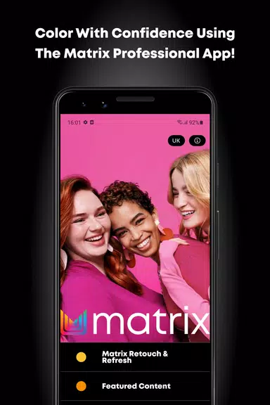 The Matrix Professional App Captura de tela 1