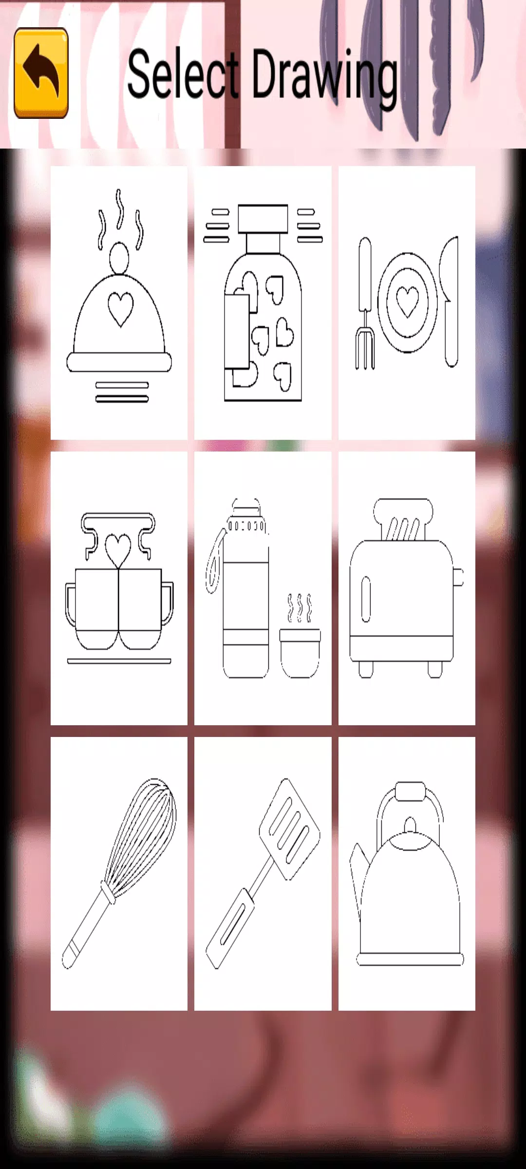 Coloring Kitchen Tools スクリーンショット 3