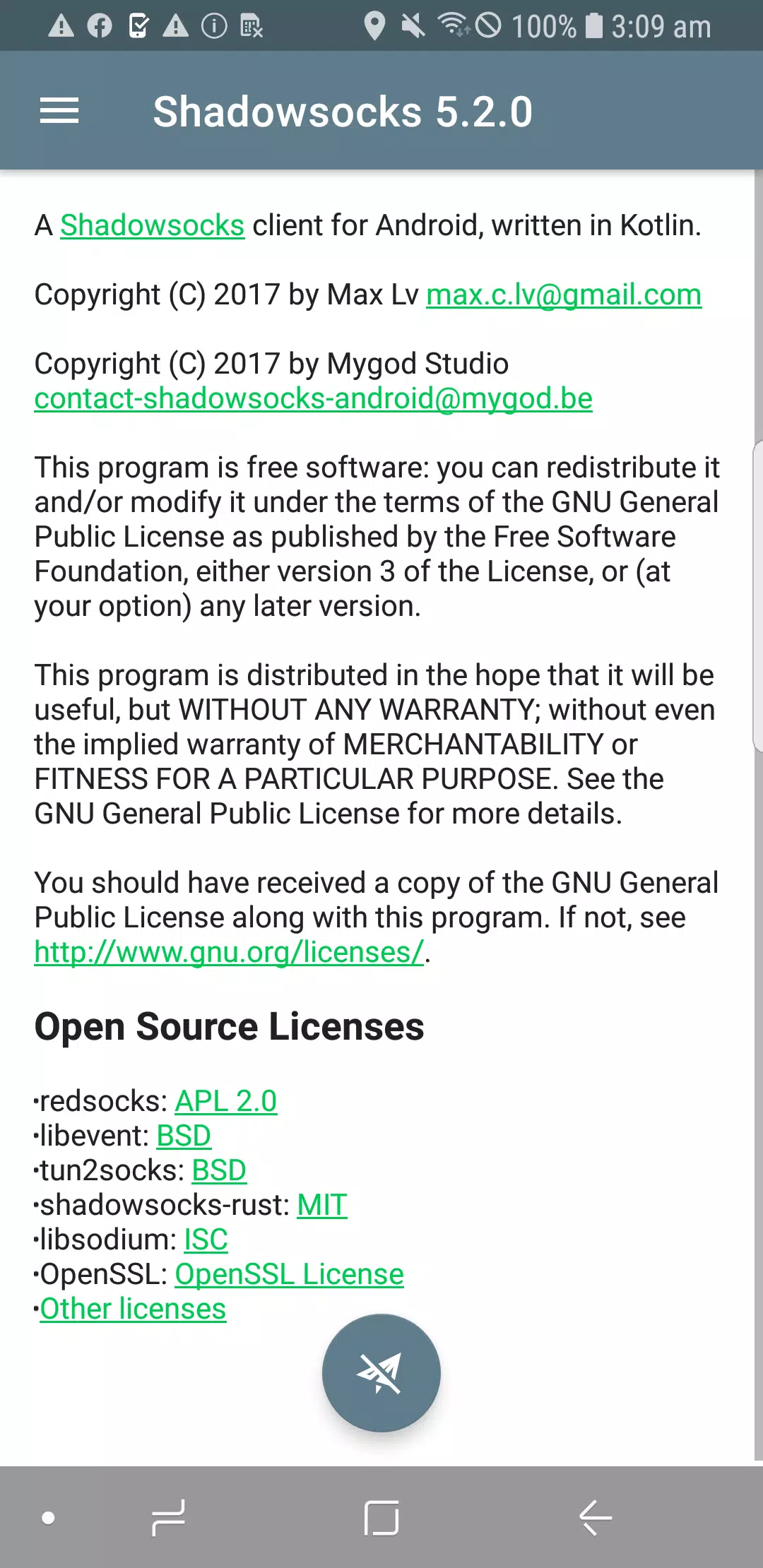 Shadowsocks Captura de tela 1