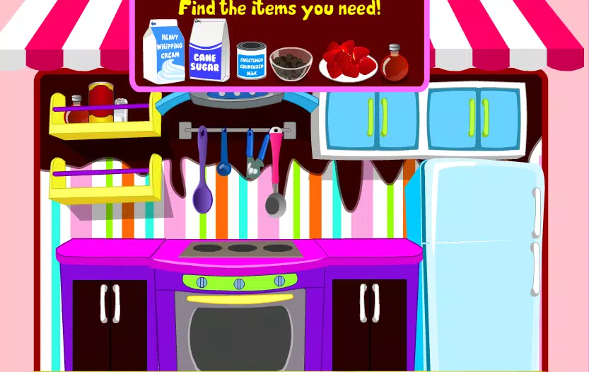 game cooking chocolate cream Captura de pantalla 2