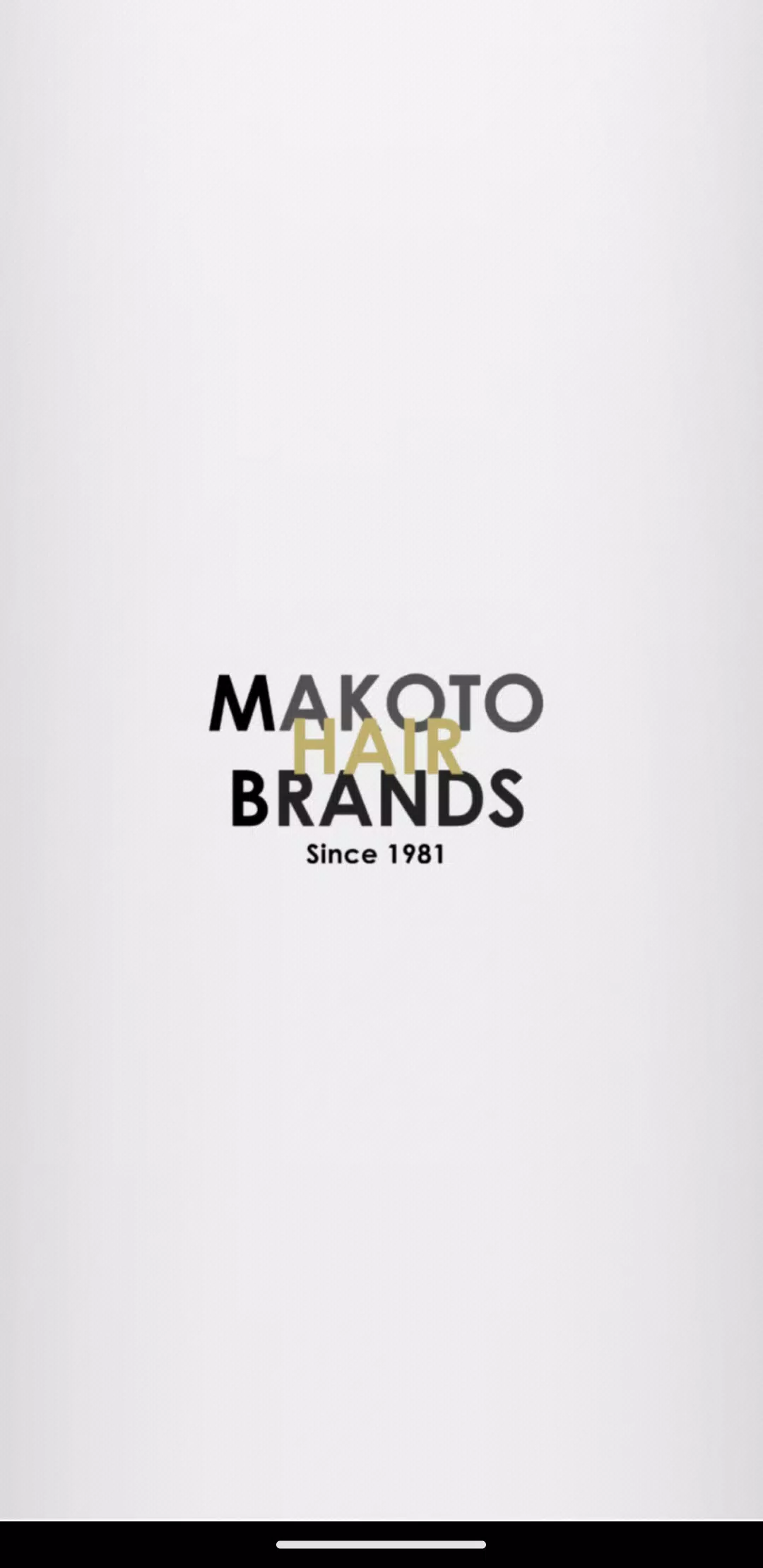 『MAKOTO HAIR BRANDS』公式アプリ應用截圖第1張