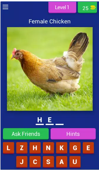 Animal Name: Male, Female, & Young (Animal Game)应用截图第1张