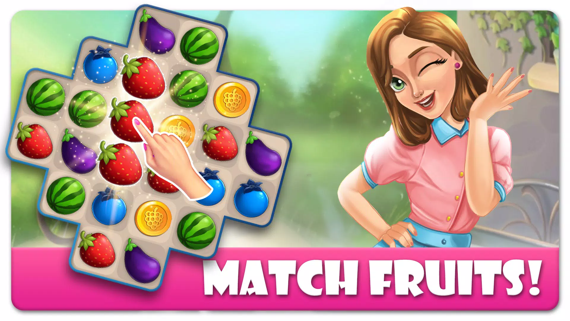 Anna’s Garden: Match 3 Games Captura de tela 1