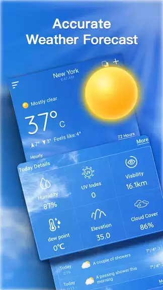 Live Weather Forecast Captura de pantalla 1