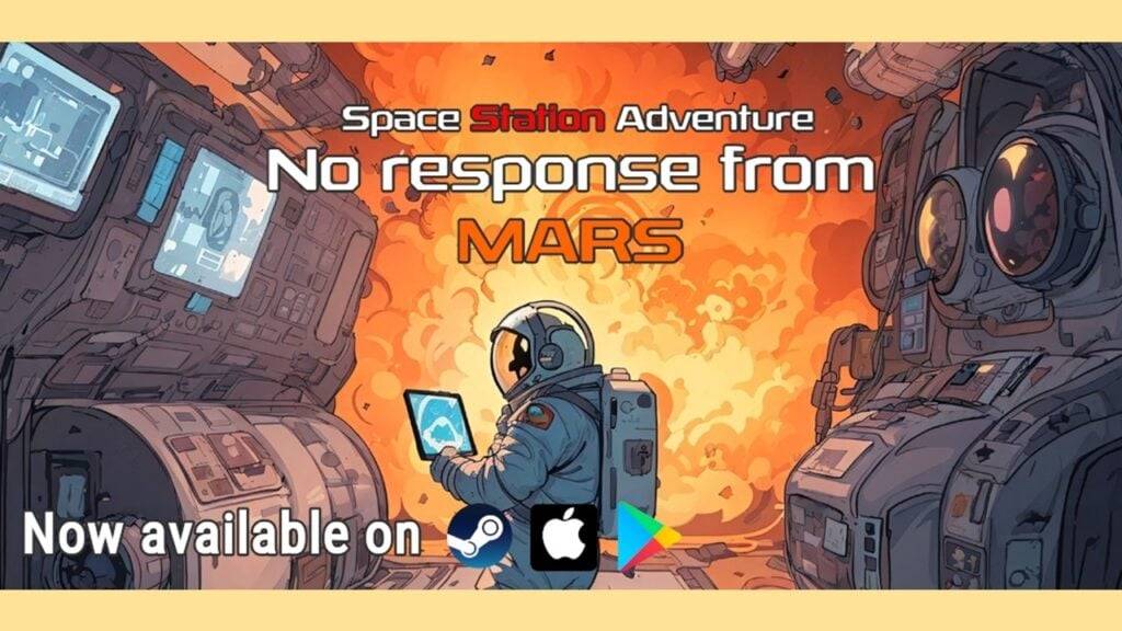 Aventura en la estación espacial: ¡Sin respuesta de Marte! Es un nuevo juego basado en texto en Android