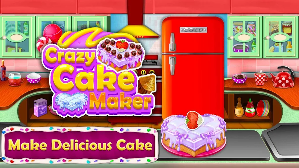 Cake Cooking & Decorate Games スクリーンショット 1