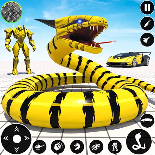 Anaconda Car Robot Games Скриншот 1