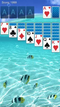 Solitaire: Ocean Blue 스크린샷 1