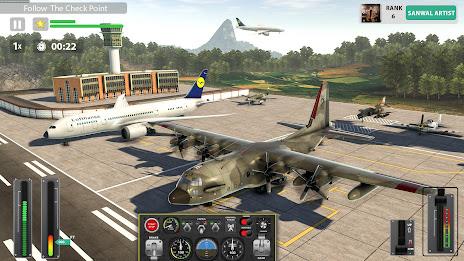 Fly Airplane flight simulator स्क्रीनशॉट 1