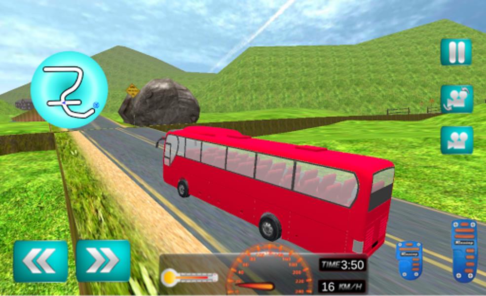 Bus Driving Hill Station Sim 스크린샷 3