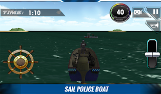 Police Boat Shooting Games 3D स्क्रीनशॉट 4