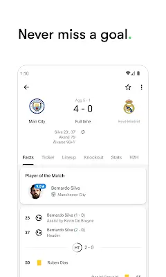 FotMob - Soccer Live Scores Capture d'écran 4