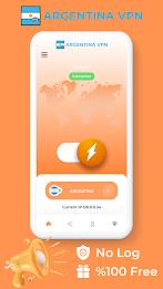 Argentina VPN - Private Proxy Captura de pantalla 1