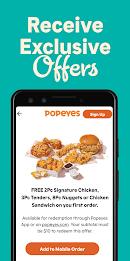 Popeyes® App Captura de tela 4