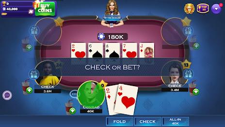 Texas Holdem Mania: Poker Game Captura de tela 1