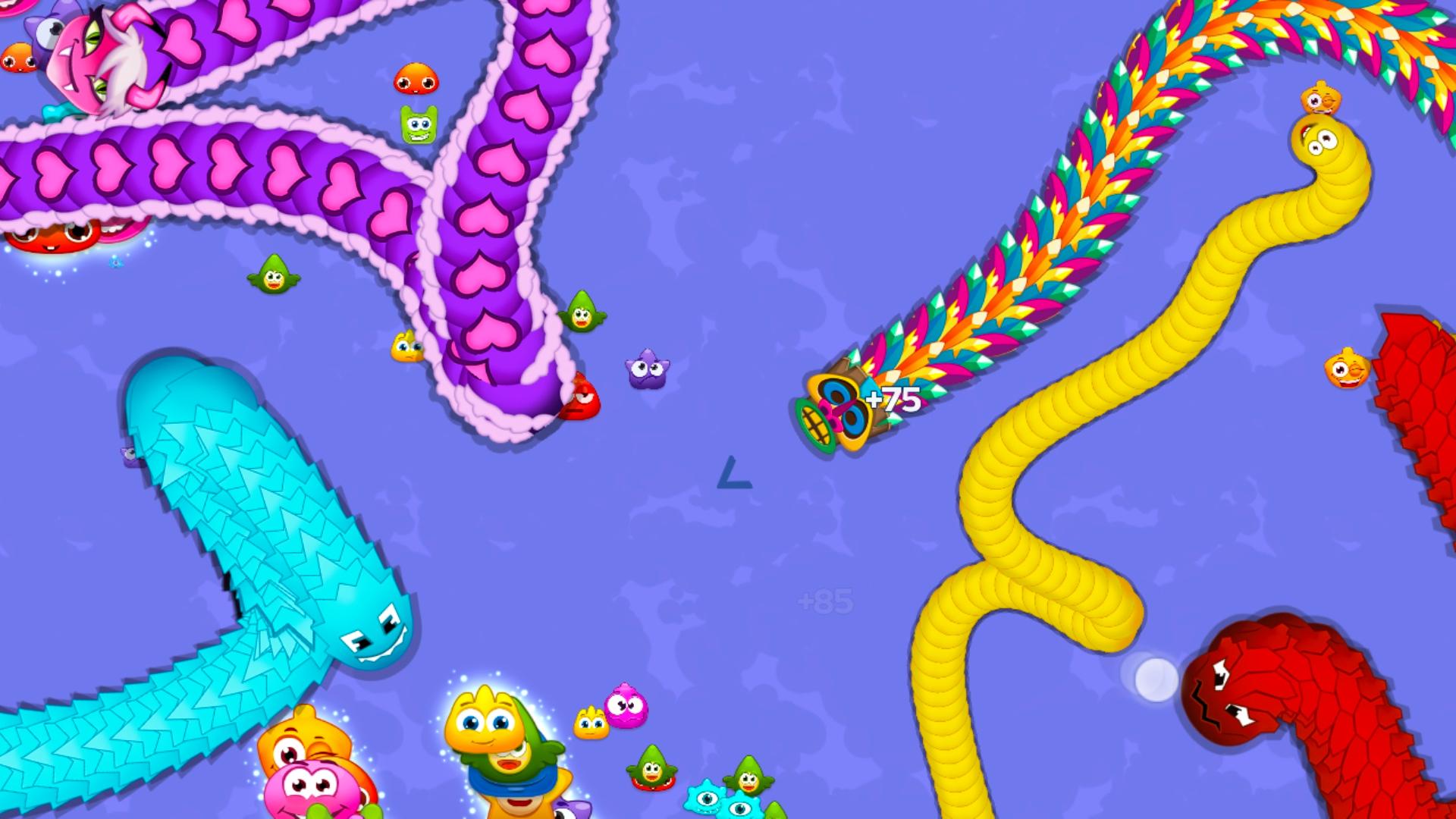 Worm Hunt - Snake game iO zone Capture d'écran 2