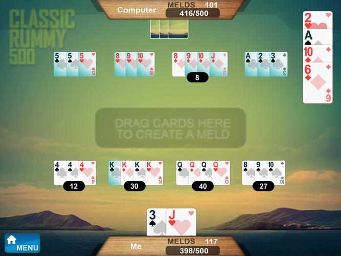 Rummy 500 스크린샷 4