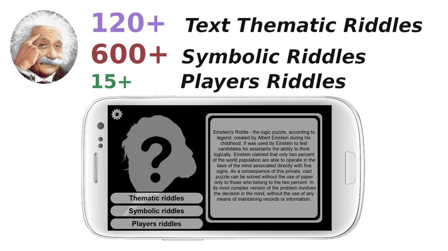 Einstein's Riddles Text Puzzle應用截圖第1張