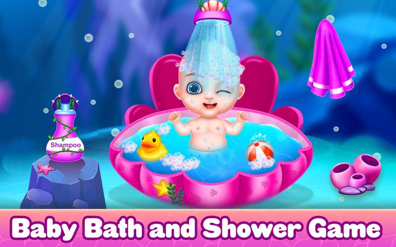 Mermaid Game: Newborn,Pregnant Screenshot 1