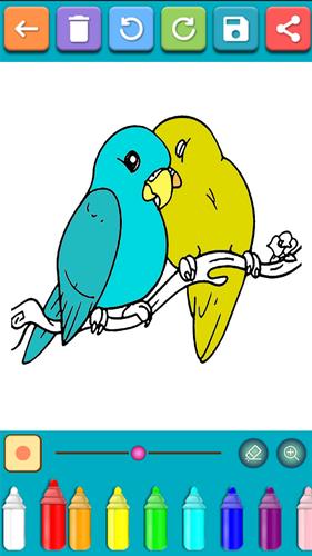 Birds Coloring Games 스크린샷 4