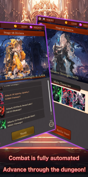 Idle RPG Night Raid Dungeon应用截图第1张