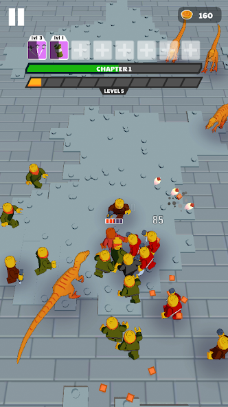 Mini Heroes: Toy Survivor Mod 스크린샷 1