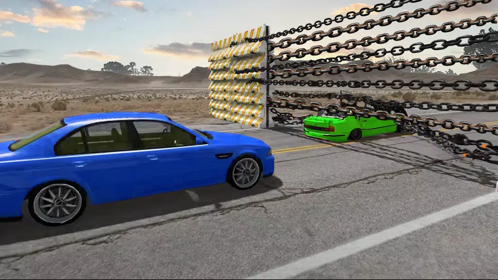 Chained Cars Stunt Racing Game Capture d'écran 2