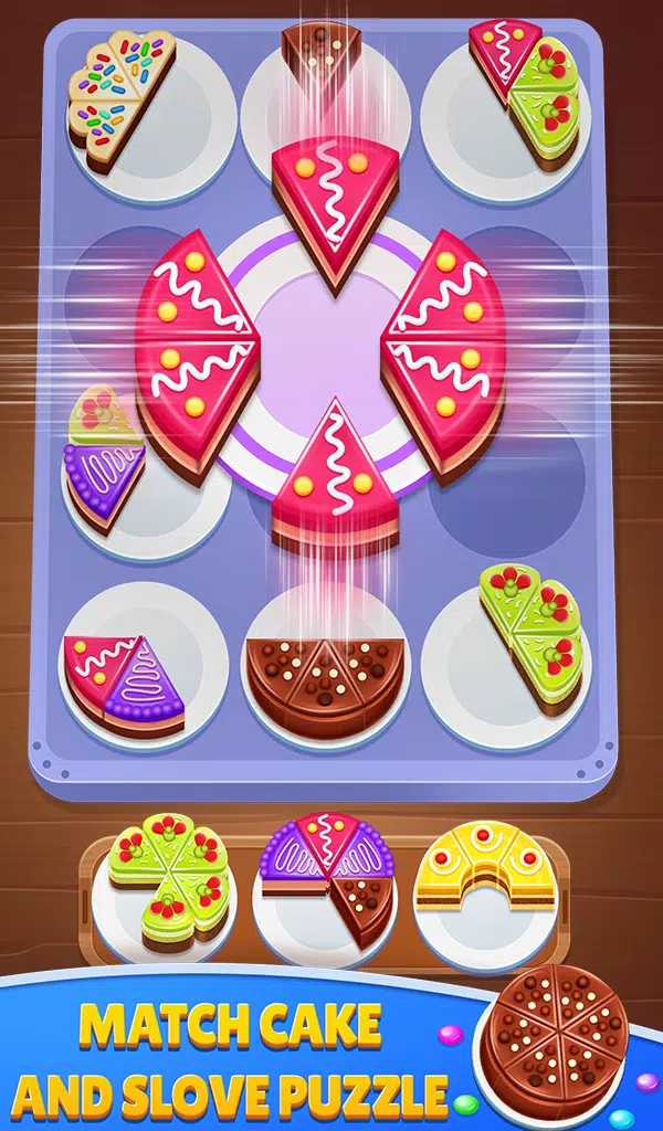 Cake Sort 3d - Match and Merge 스크린샷 3
