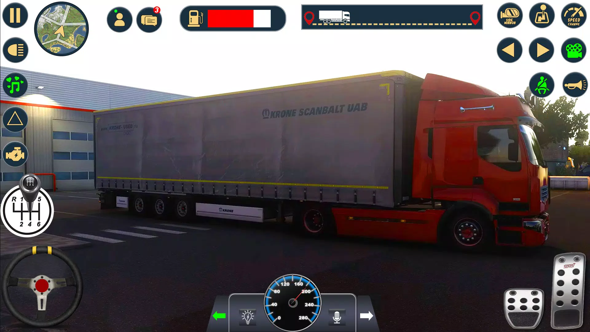 Euro Cargo Truck Simulator 3D スクリーンショット 1