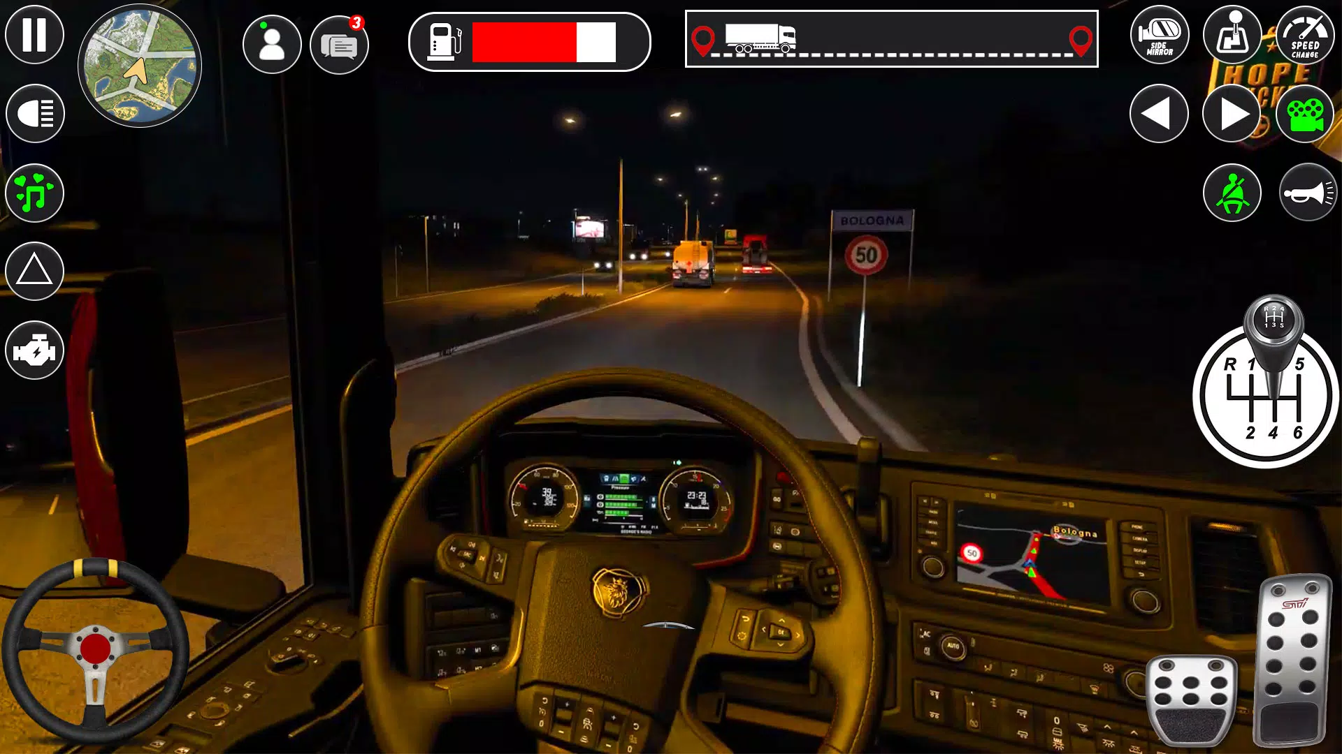 Euro Cargo Truck Simulator 3D スクリーンショット 2