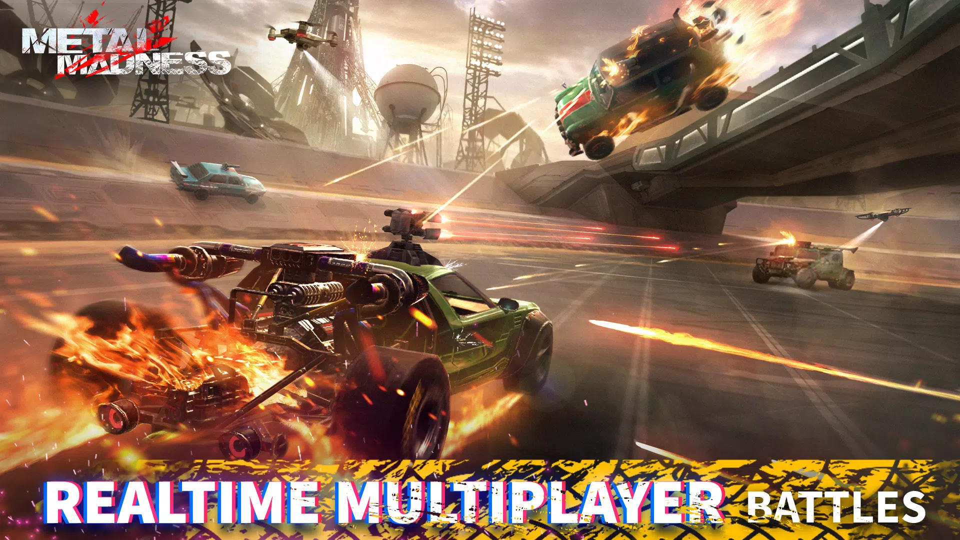 METAL MADNESS PvP: Car Shooter Captura de pantalla 3