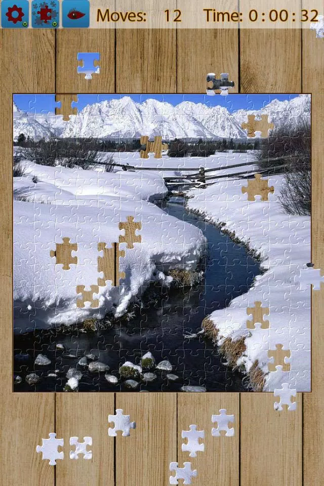 Snow Landscape Jigsaw Puzzles Captura de pantalla 2