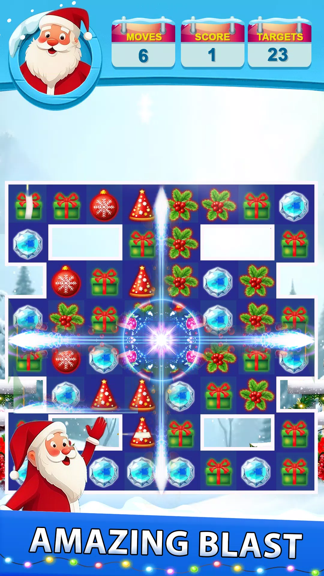 Santa Match Adventure Скриншот 1